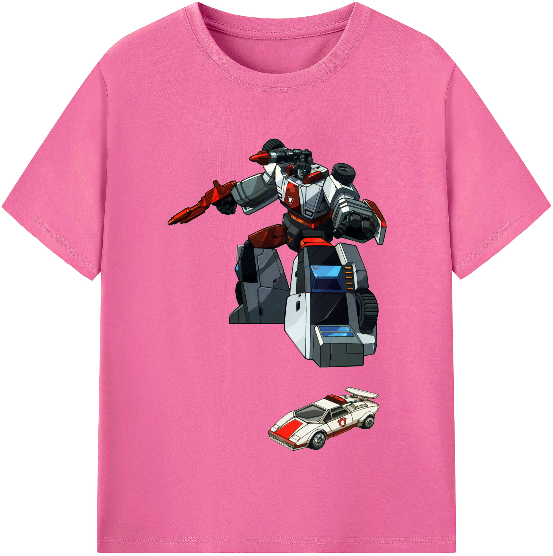 （画像用）  レディースカジュアルプリントTシャツ（綿100％）